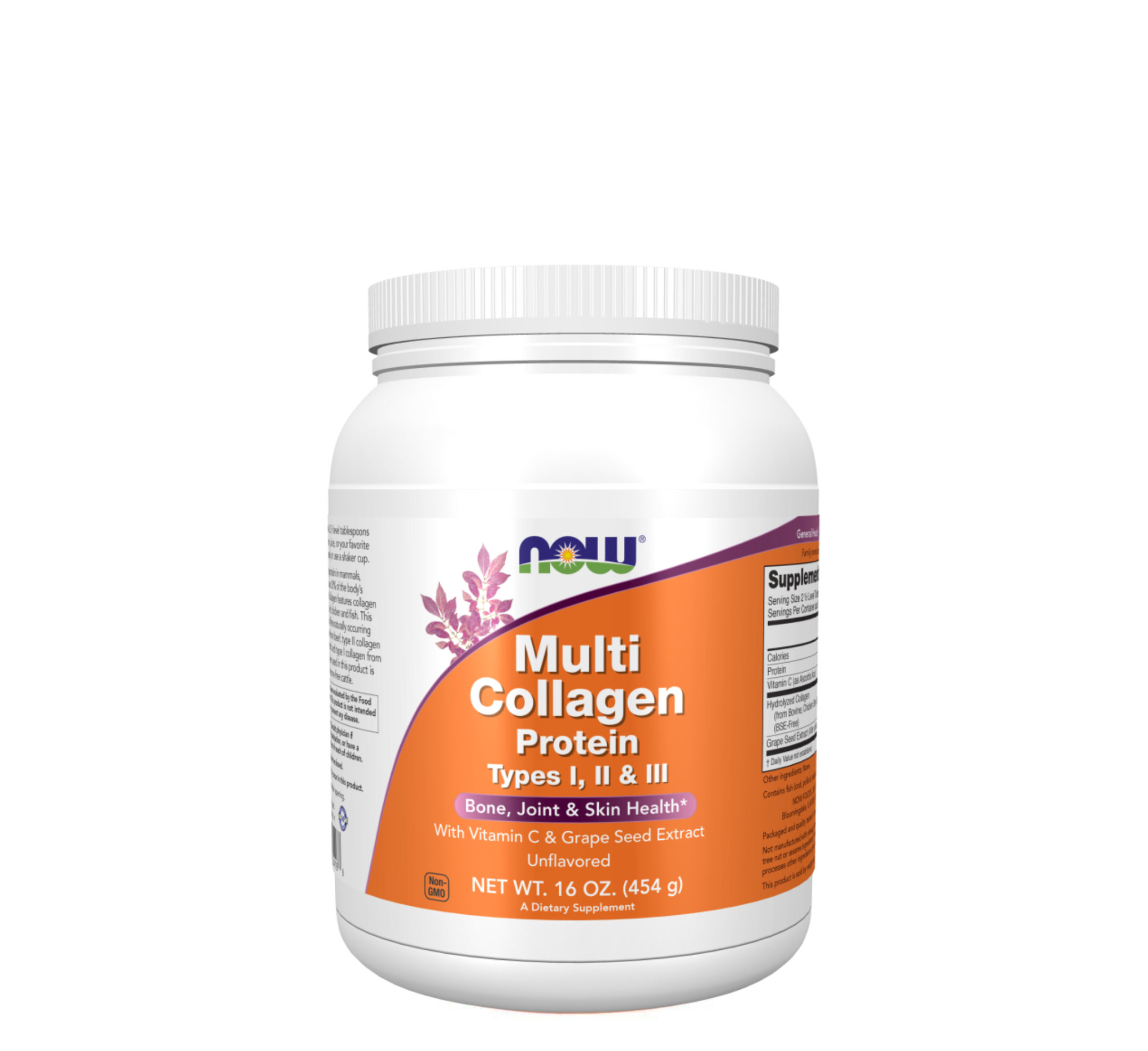 NOW Multi Collagen Protein Types I, II & III Powder *454gr