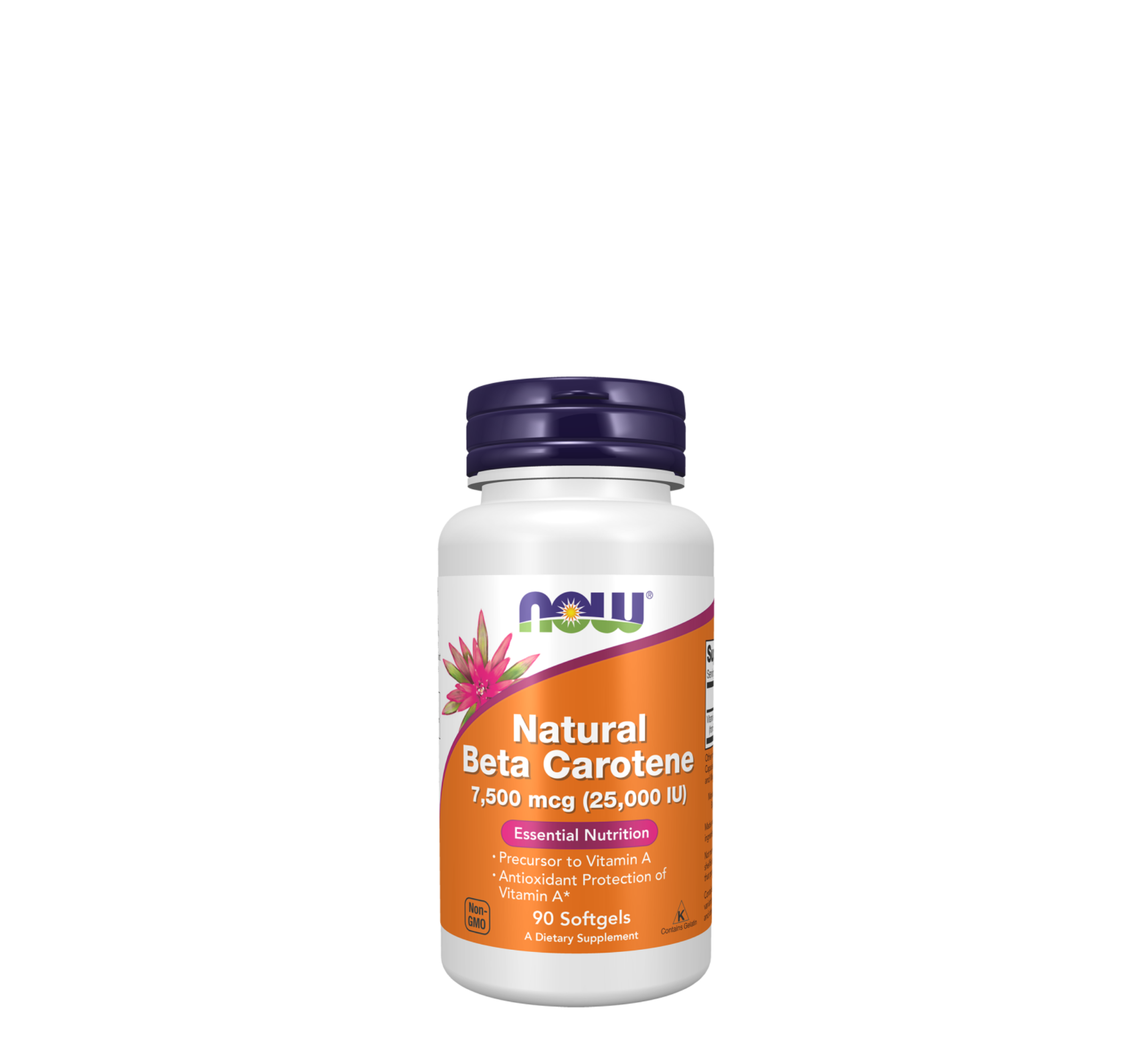 NOW Natural Beta Carotene 7,500 mcg *90Softgels