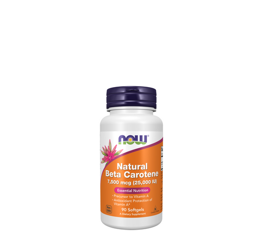 NOW Natural Beta Carotene 7,500 mcg *90Softgels