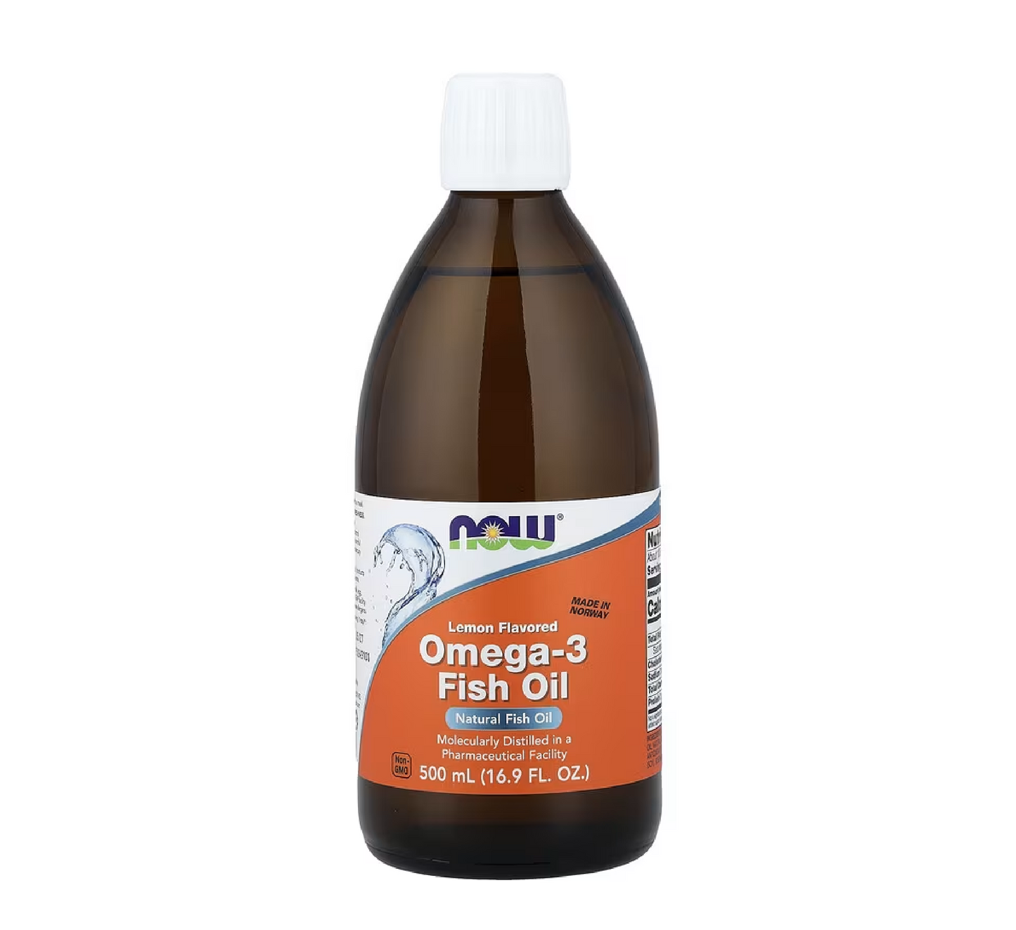 NOW Omega-3 Fish Oil (Lemon Flavored) *500ml