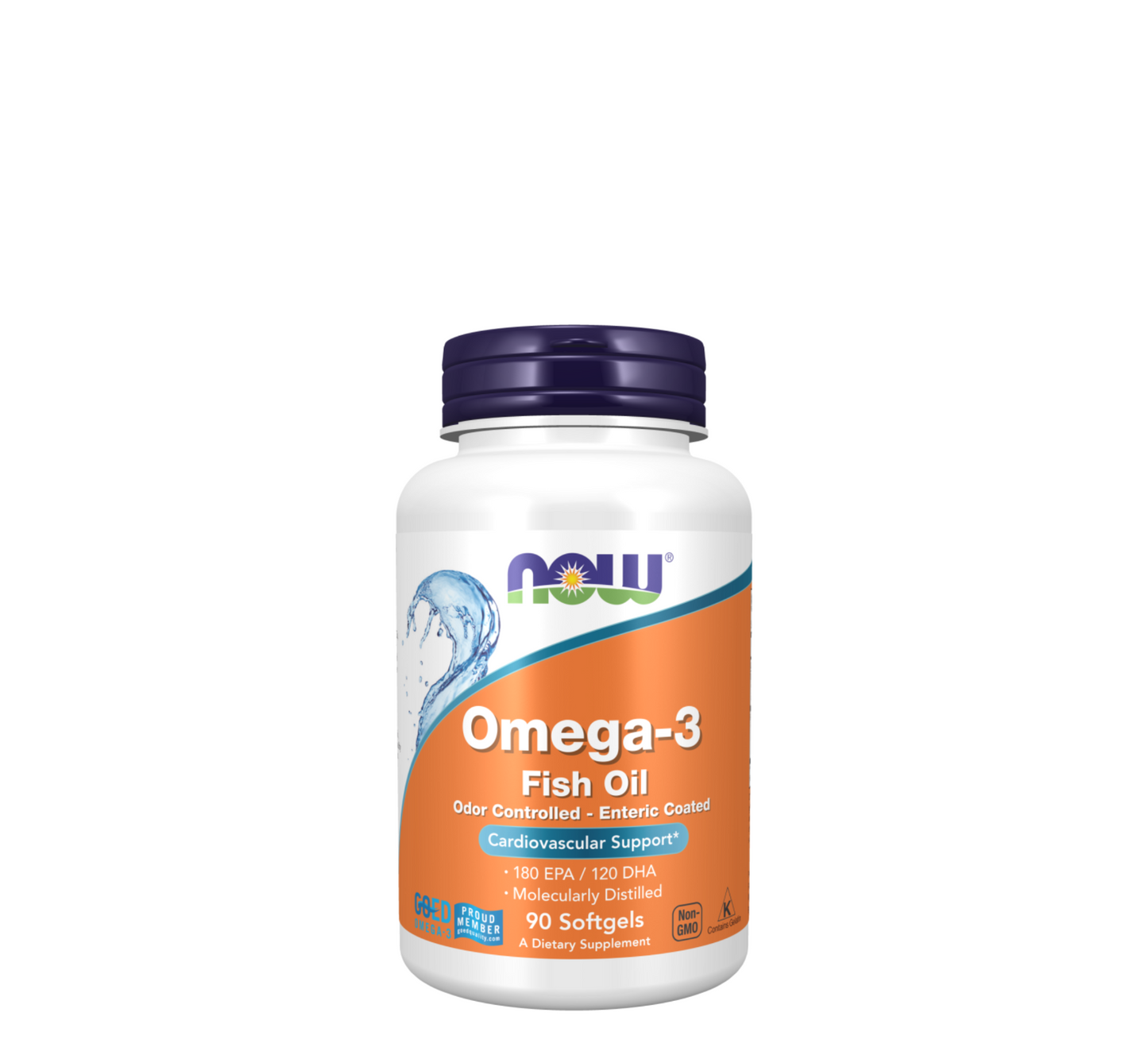 NOW Omega-3, Enteric Coated Softgels