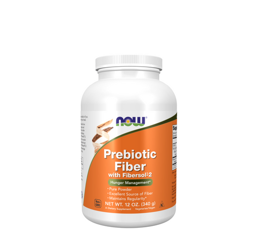 NOW Prebiotic Fiber with Fibersol®-2 Powder *340gr