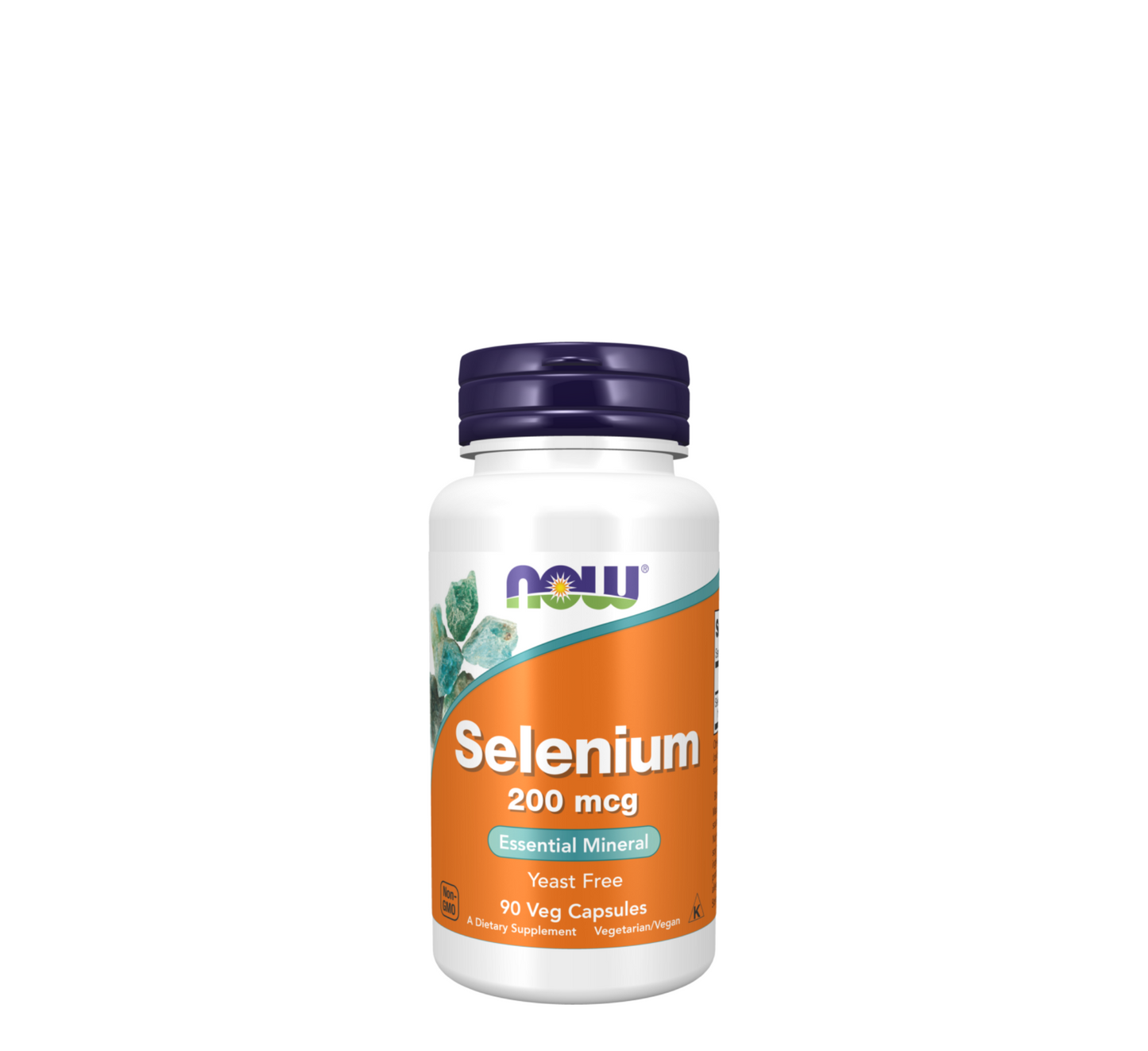 NOW Selenium 200 mcg *90 Kapsula Vegjetariane 