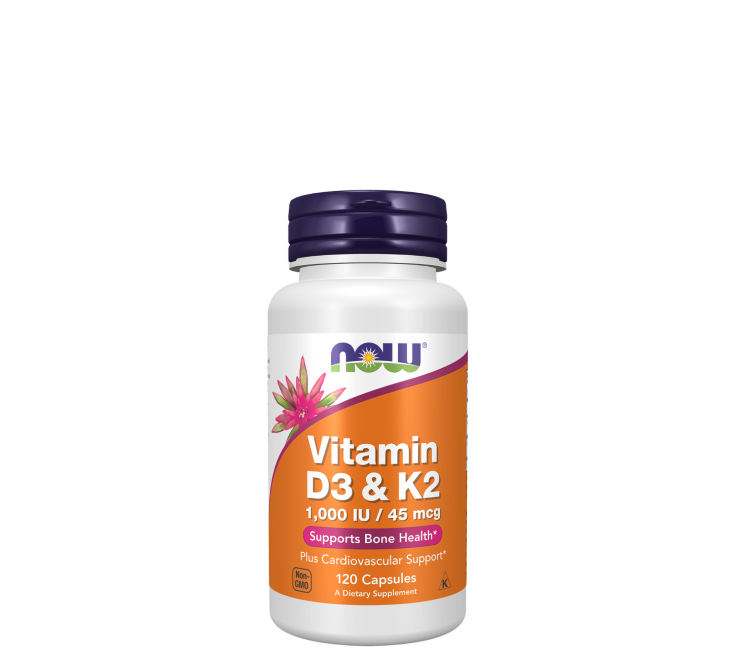 NOW VITAMIN D3 & K2 VEG CAPSULES