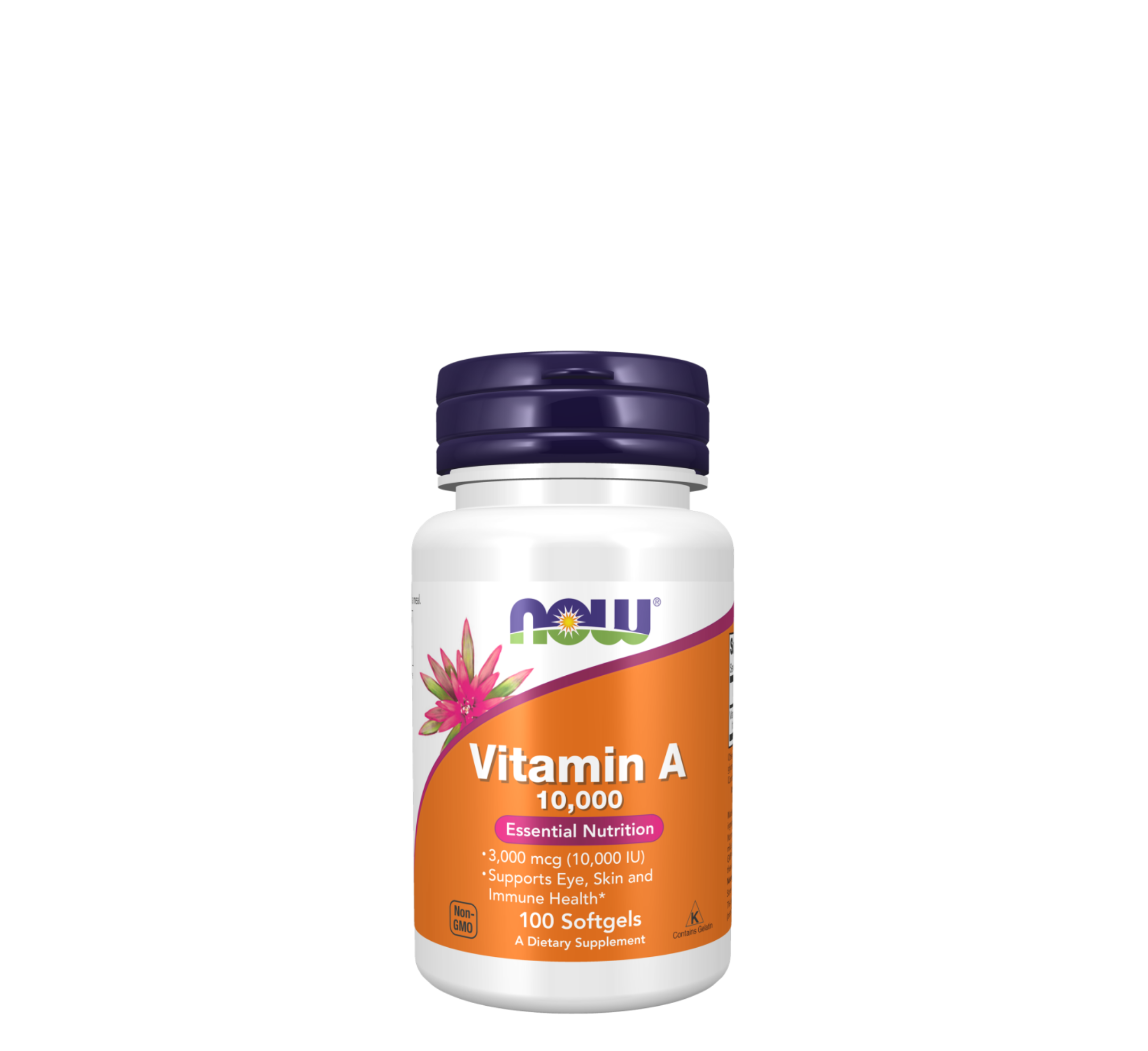 NOW Vitamin A 10,000 IU *100Softgels