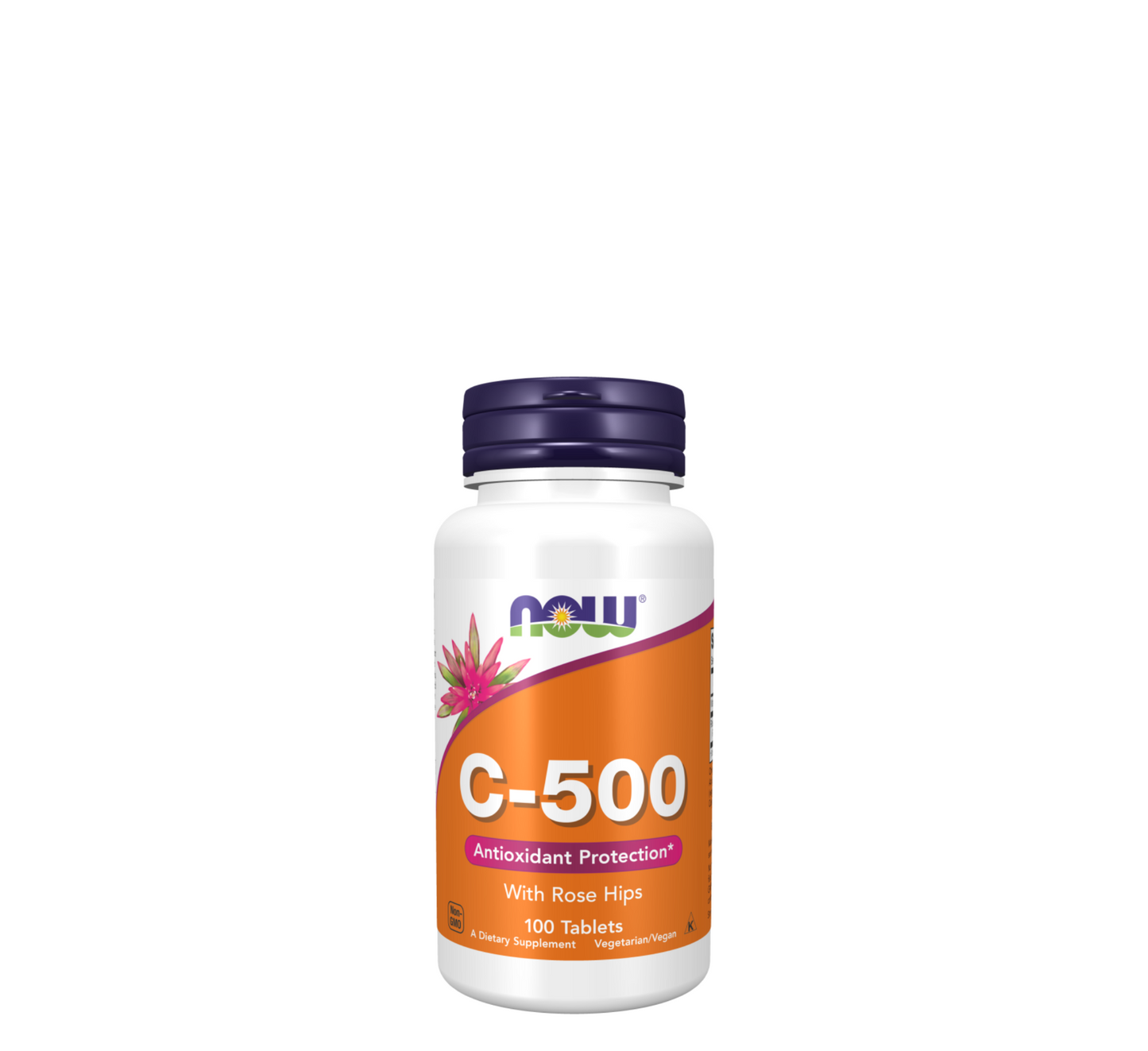 NOW Vitamina C-500 me trëndafil të egër *100 tableta 