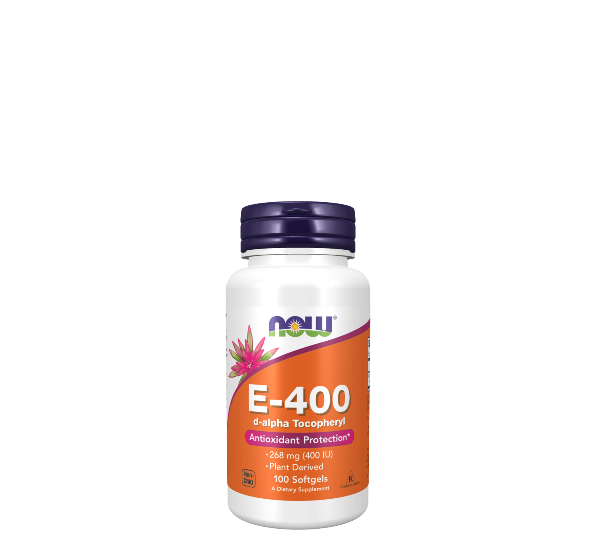 NOW Vitamina E-400 D-Alfa Tokoferil *100 kapsula të buta 