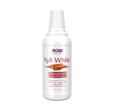 NOW XyliWhite™ Cinnafresh вода за уста *472 мл 