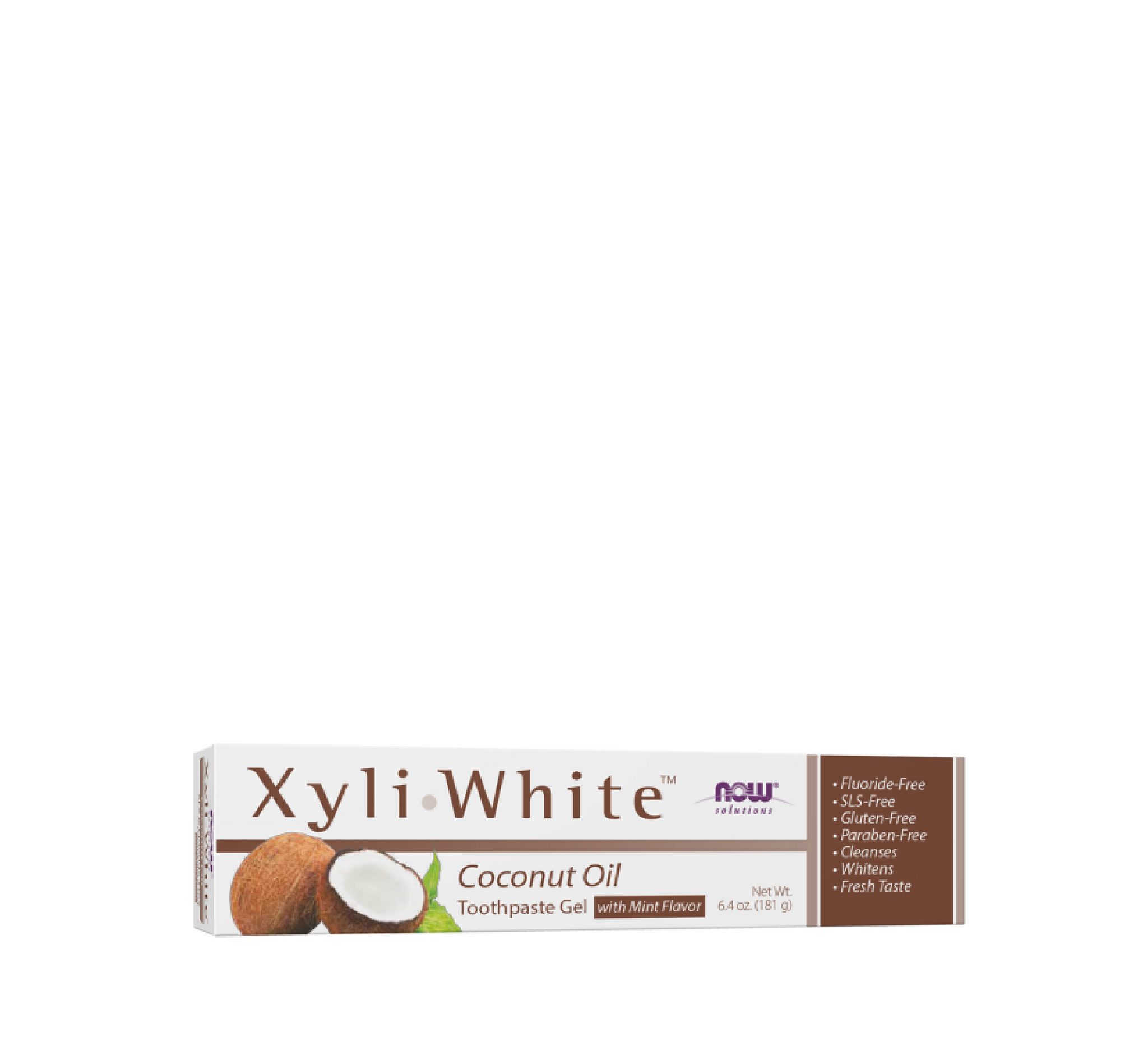 NOW XyliWhite™ Xhel Paste Dhëmbësh me Vaj Kokosi *181gr *181gr 