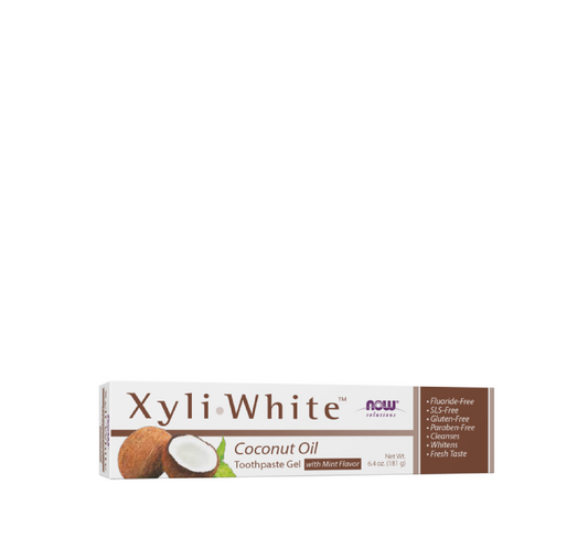 NOW XyliWhite™ Coconut Oil Toothpaste Gel *181gr