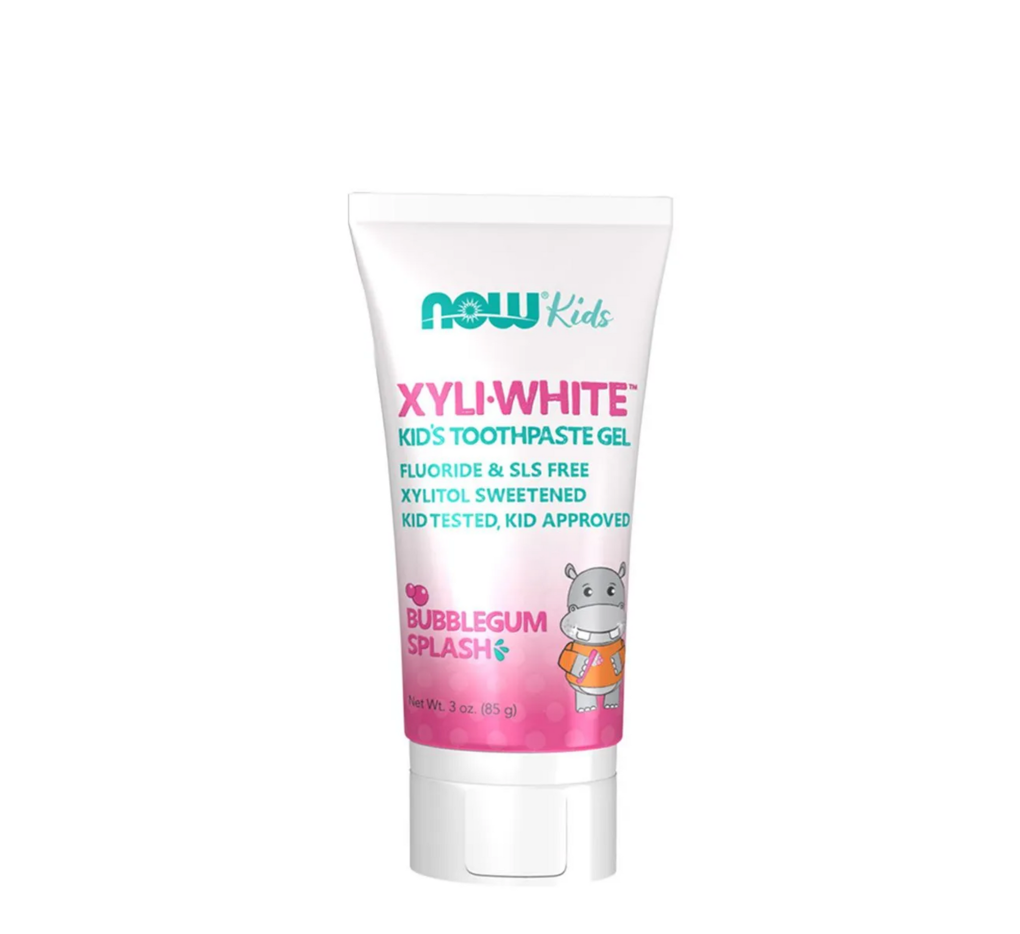 NOW Xyliwhite Kids Toothpaste Gel - Bubblegum Splash (*85g)