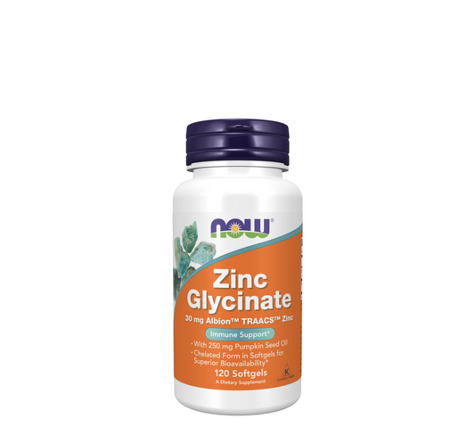 NOW Zinc Glycinate *120softgels