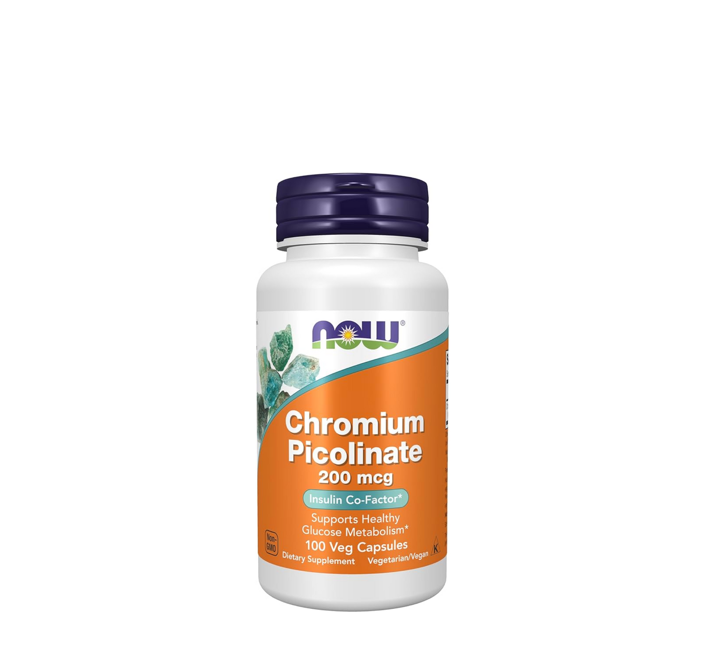 NOW Chromium Picolinate 200 mcg (*100 Veg Caps)