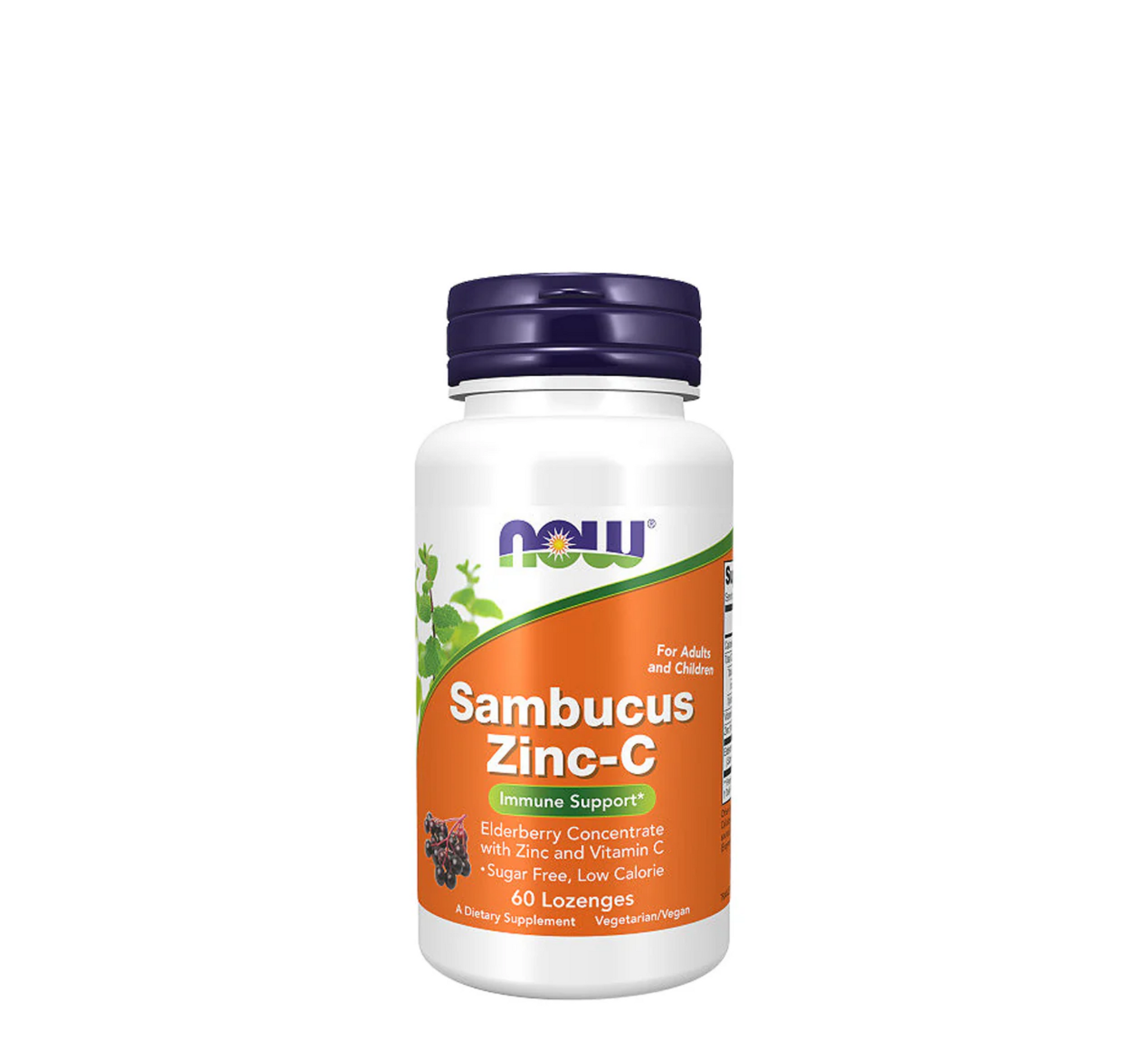 NOW Sambucus Zinc-C (*60 lozenges)