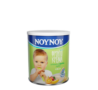 NOYNOY Krem me 3 Fruta 6M+ *300гр