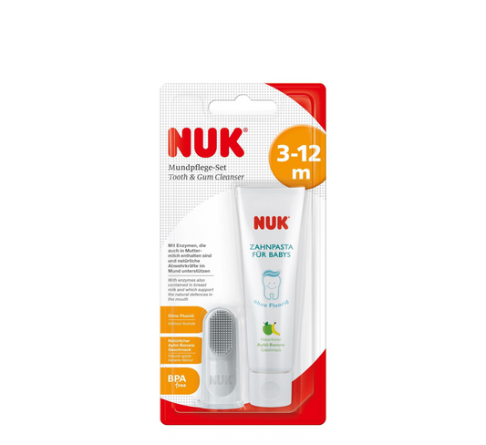 NUK Baby Tooth & Gum Clenaser (3-12 muaj)