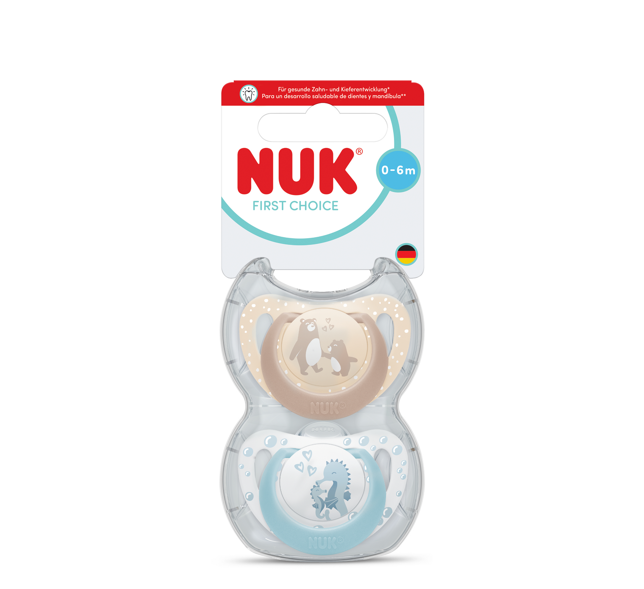 NUK Biberon Rrens First Choice Silicone *2pcs