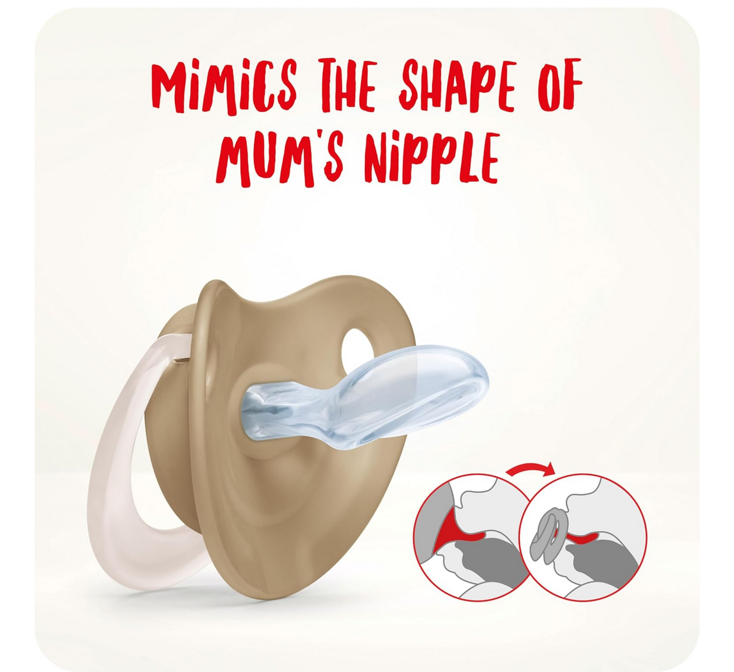 NUK Biberon Rrens Mickey Mouse 6-18 Muajsh (Silikon) 