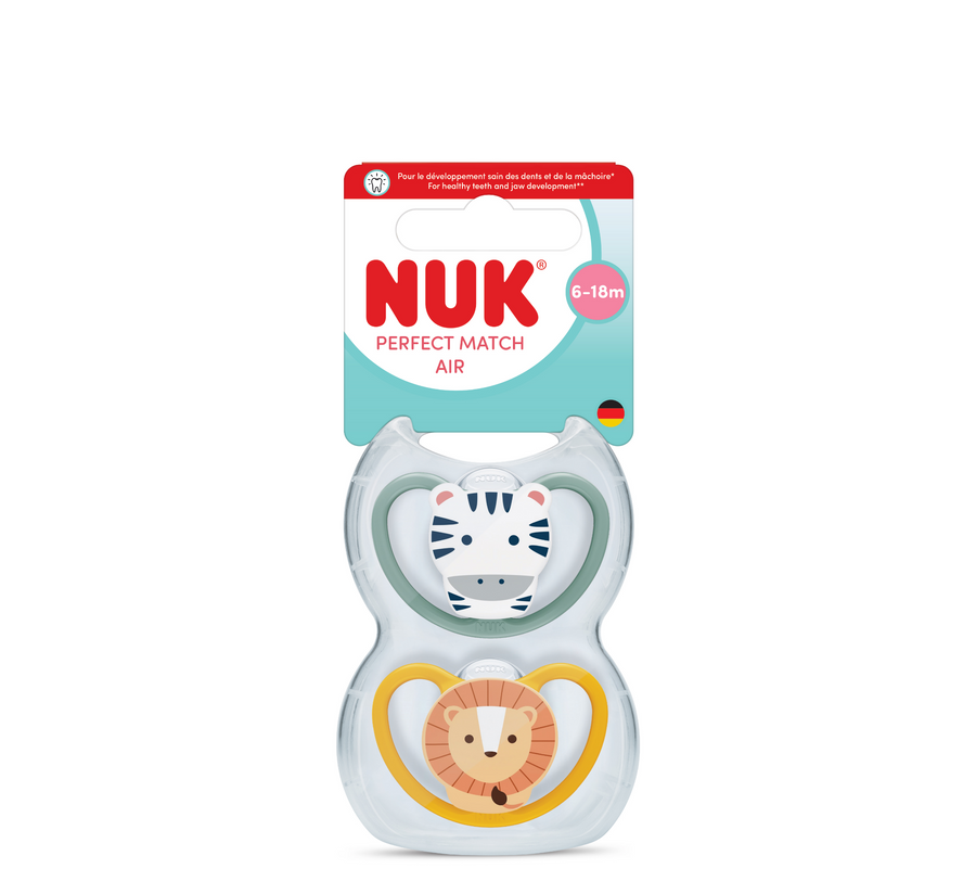 NUK Biberon Rrens Silikon Perfect Match Air *2pcs