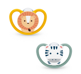 NUK Biberon Rrens Perfect Match Air 6-18M (zebra/lion) *2pcs