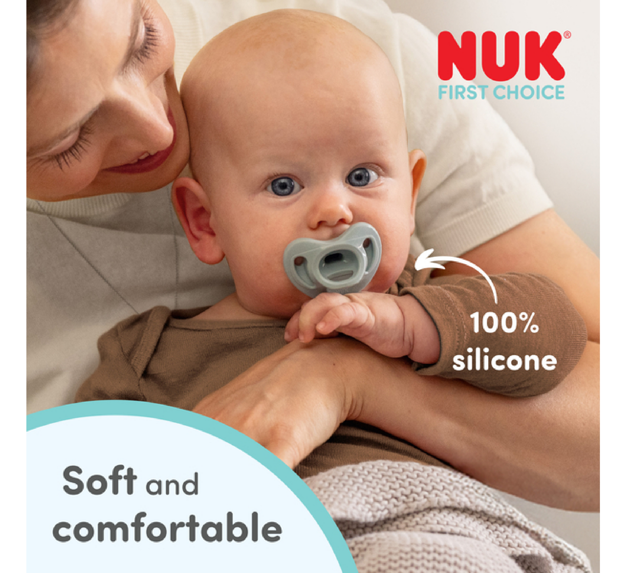 NUK Biberon Rrens Silikon First Choice Soft 0-6 Muajsh