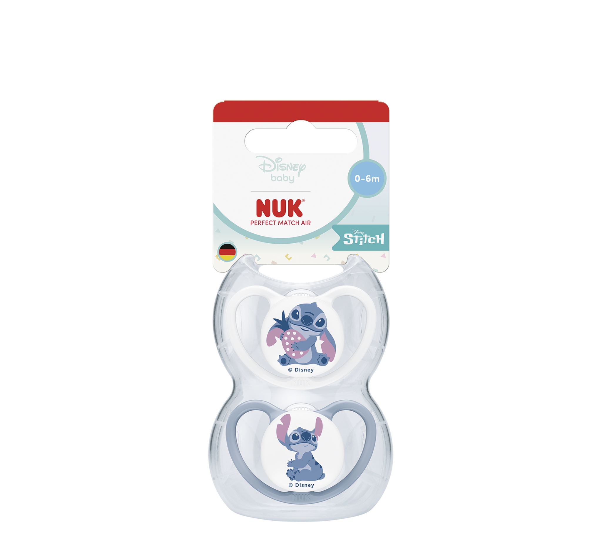 NUK Biberon Rrens Silikon Perfect Match Air - Stitch Design *2pcs