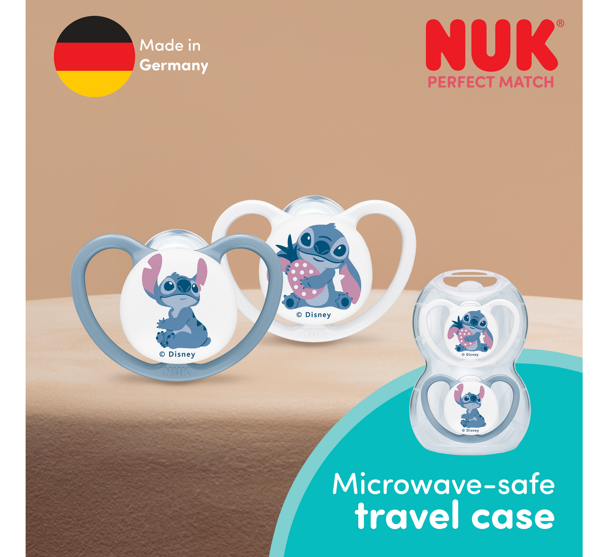 NUK Biberon Rrens Silikon Perfect Match Air - Stitch Design *2pcs