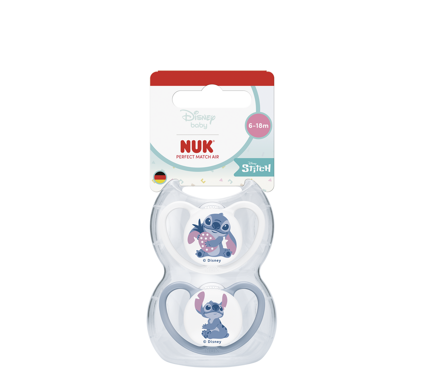 NUK Biberon Rrens Silikon Perfect Match Air - Stitch Design *2pcs
