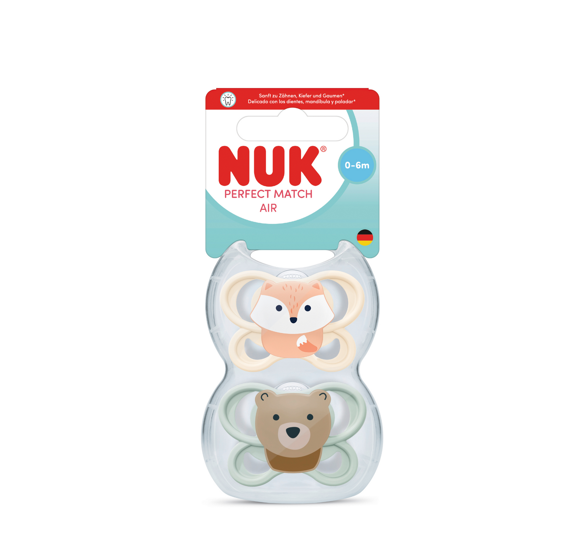 NUK Biberon Rrens Silikon Perfect Match Air 0-6 Muajsh