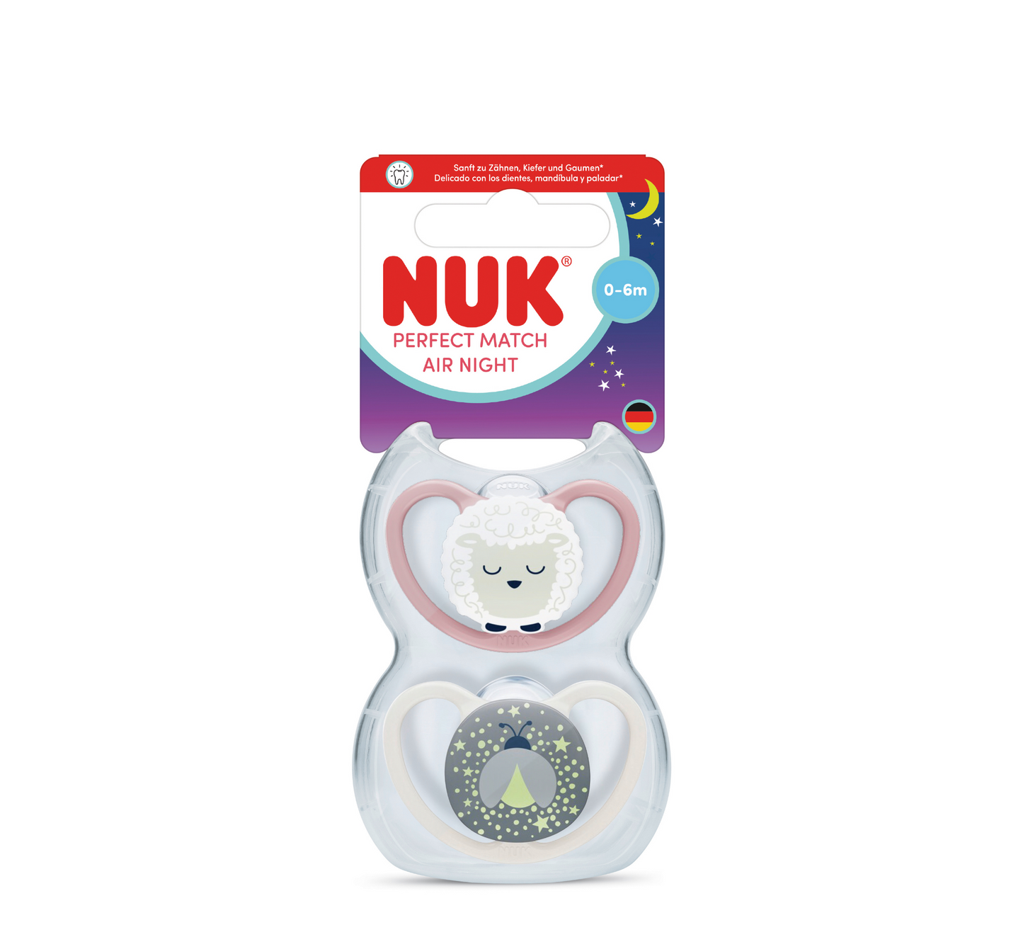 NUK Biberon Rrens Silikon Perfect Match Air Night