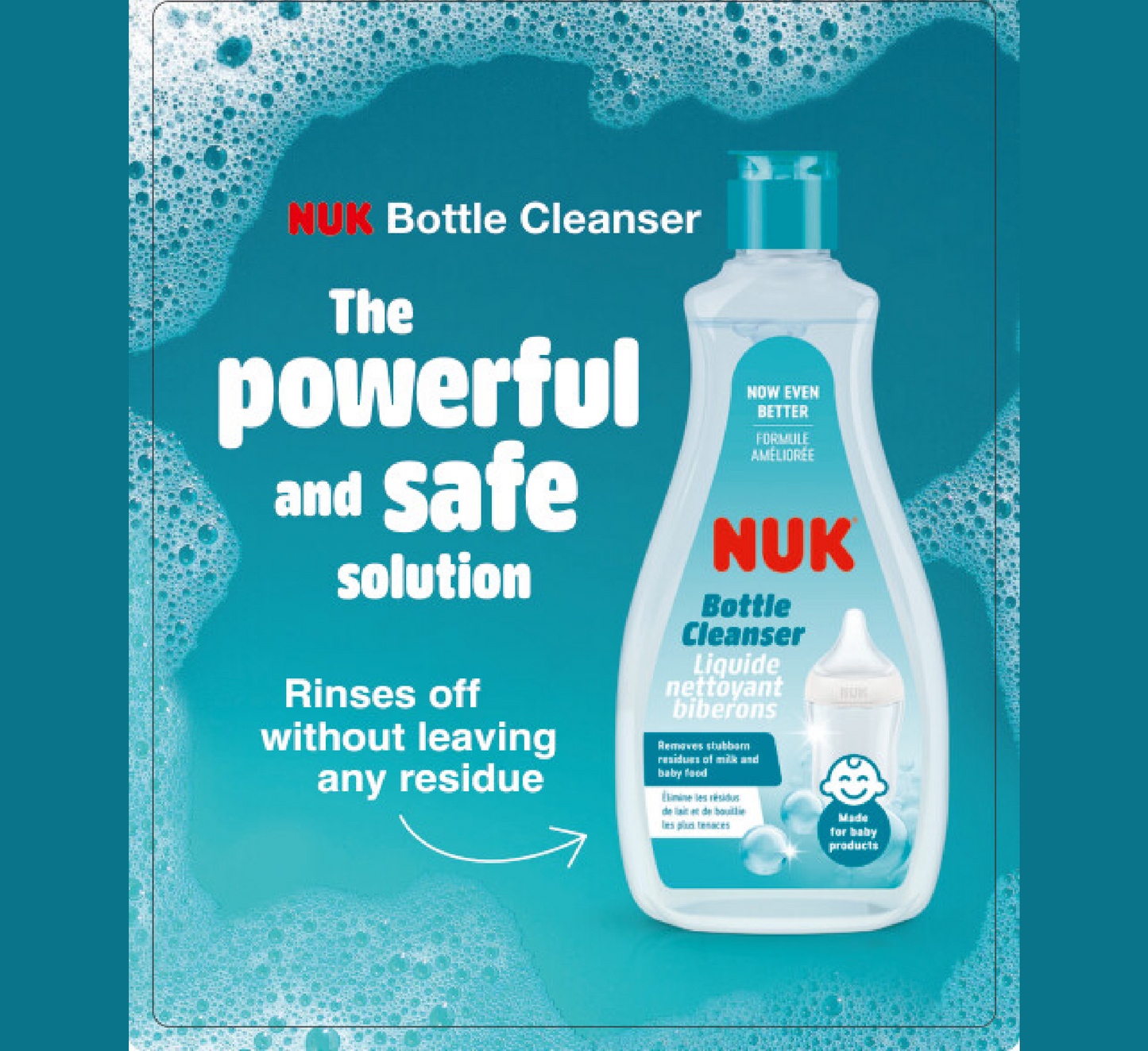 NUK Bottle Cleanser (Larës Shishesh) *500ml NEW