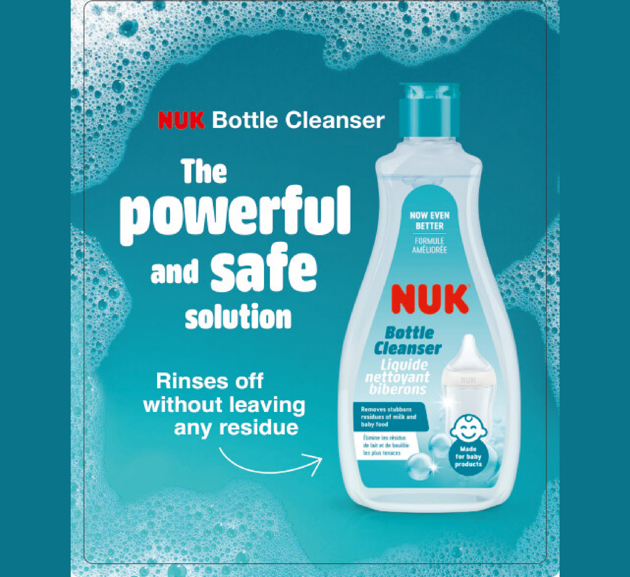 NUK Bottle Cleanser (Larës Shishesh) *500ml NEW