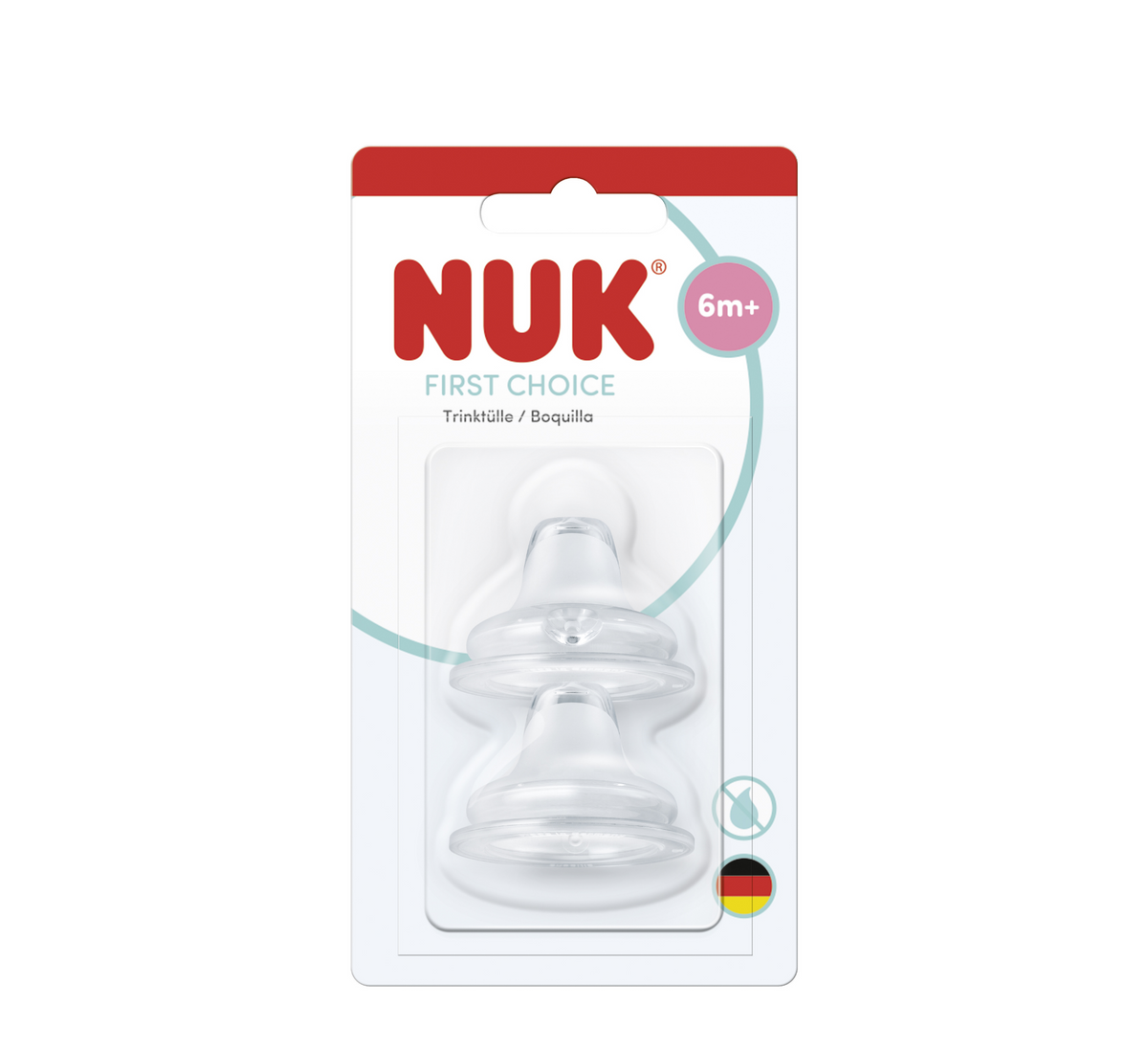 NUK First Choice Koke Nderruese (Gote Learner Bottle) 6M+ *2pcs