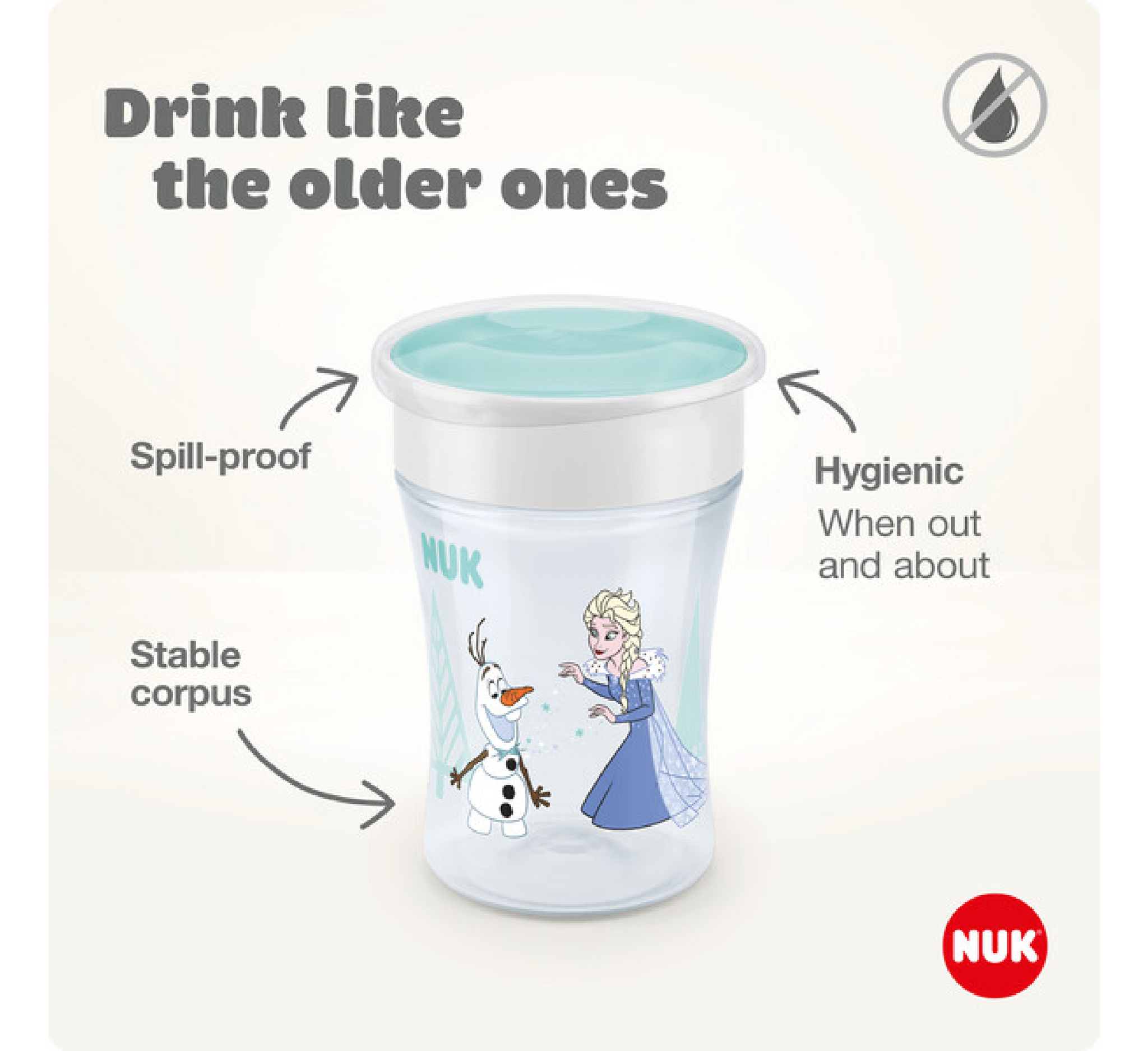 Kupa Magjike NUK Gotë Frozen 8muajsh+ *230ml