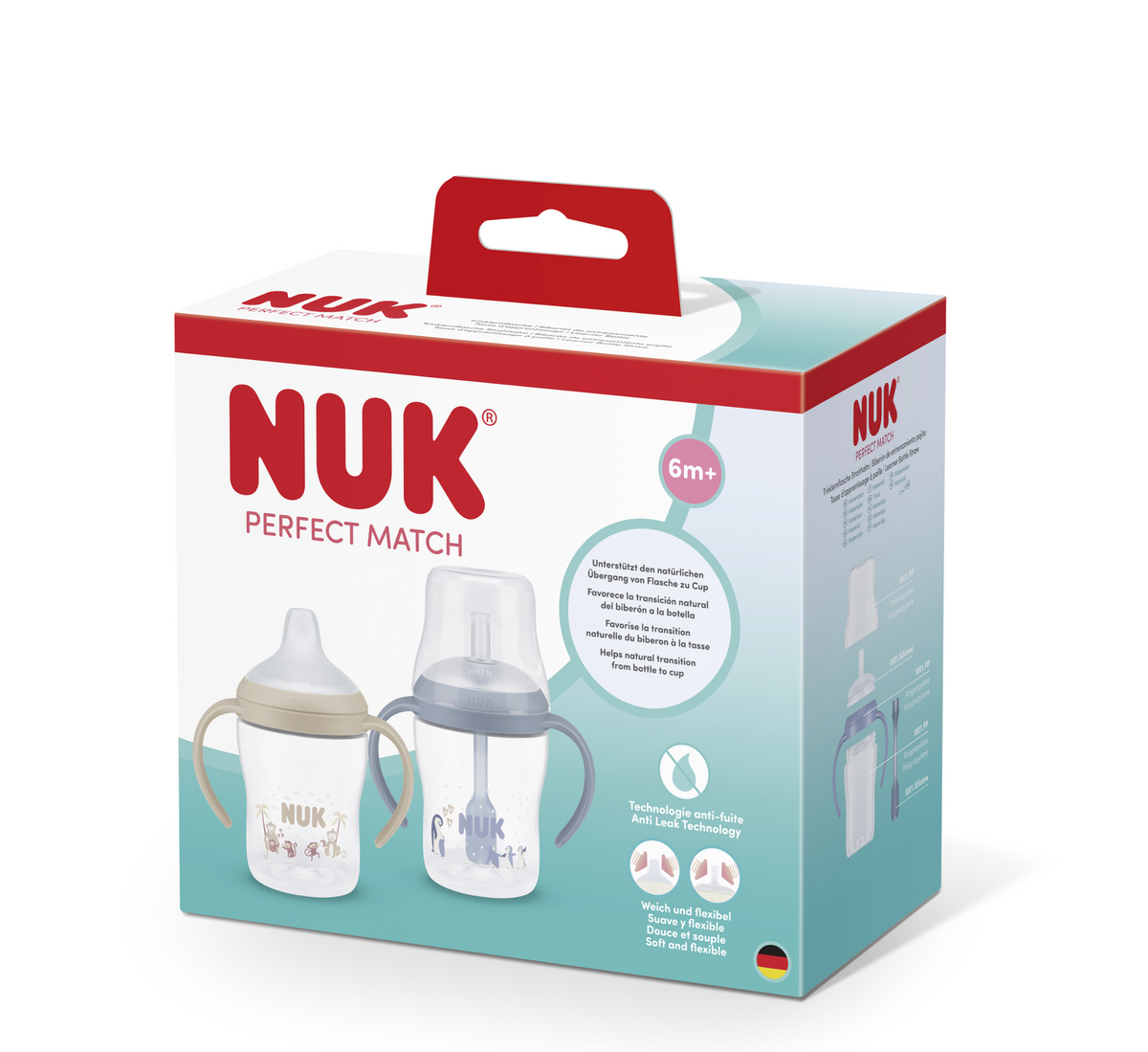 NUK Learner Bottle Perfect Match Set 6-18M (2x150ml)