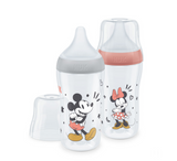 NUK Shishe Plastike Perfect Match Mickey/Minnie Mouse 3muajsh+ *260ml (silikon)