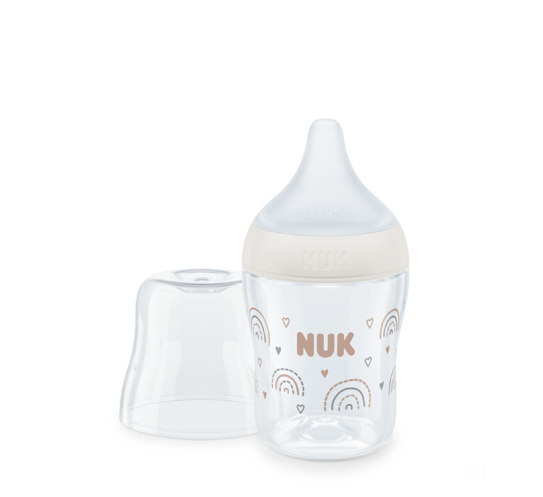 NUK Shishe Plastike Perfect Match Silikon 0muajsh+ *150ml