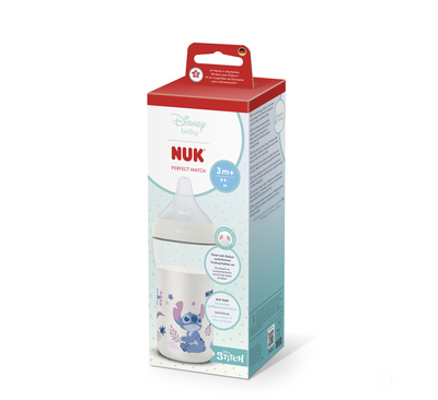 NUK Shishe Plastike Perfect Match Stitch 3muajsh+ (*260ml)