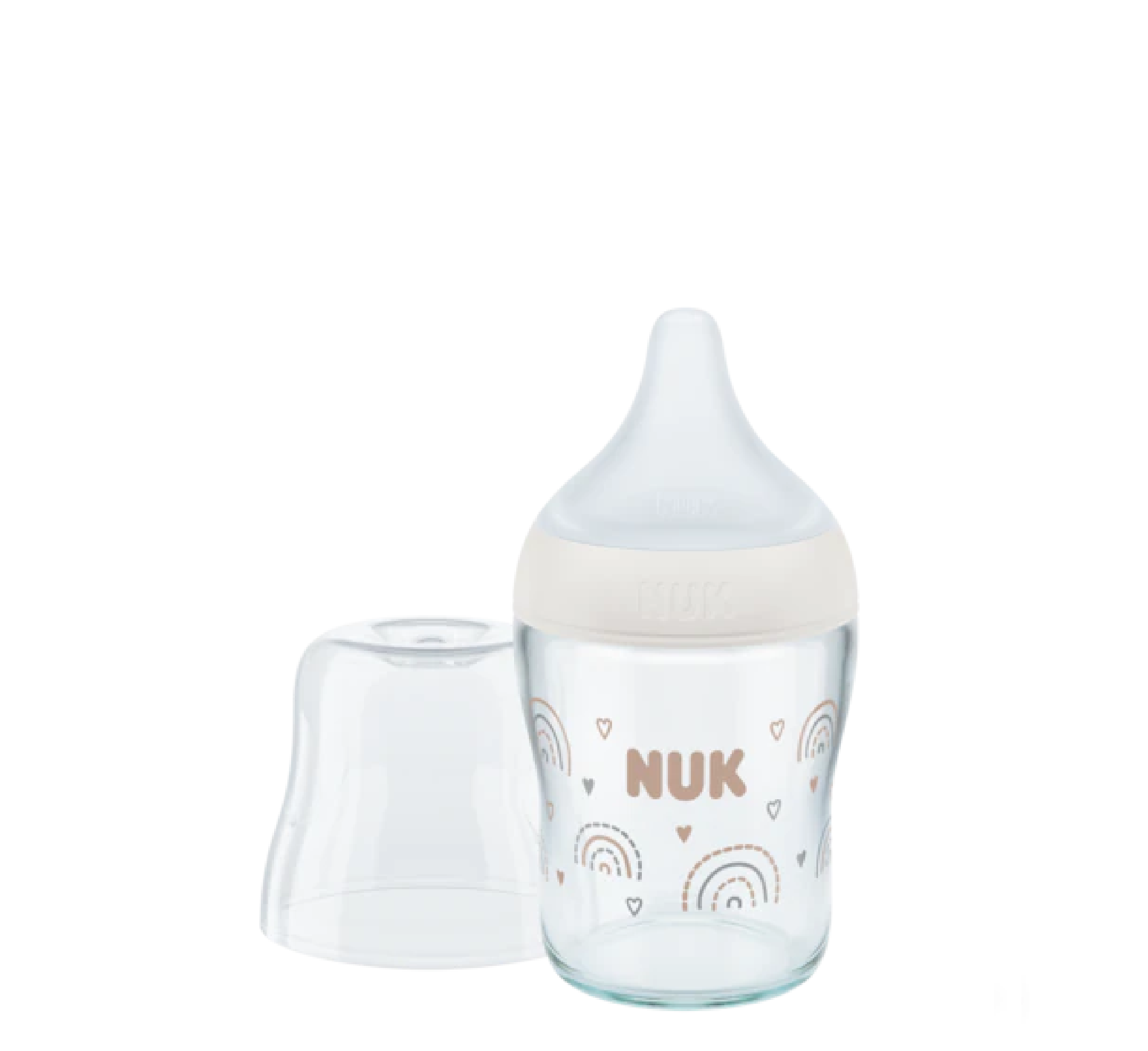 NUK Shishe Qelqi Perfect Match Silikon 0muajsh+ *120ml