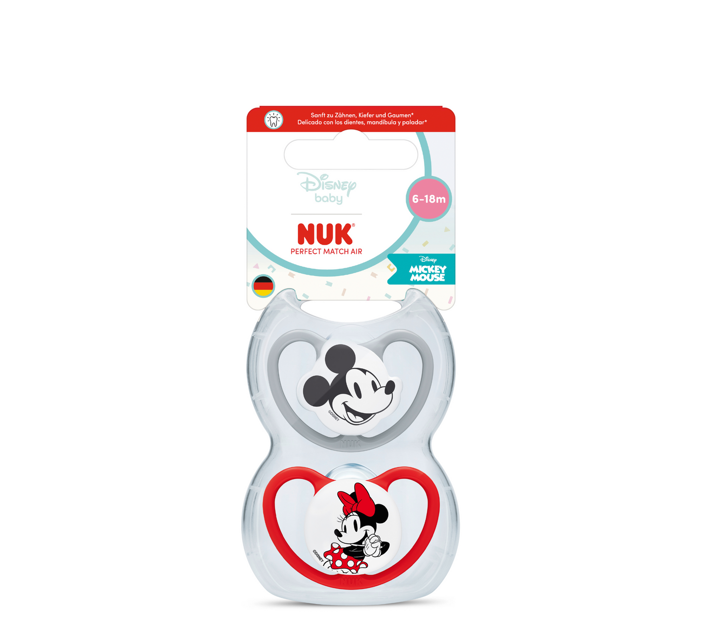 NUK Biberon Rrens Perfect Match Air Mickey Mouse*2pcs