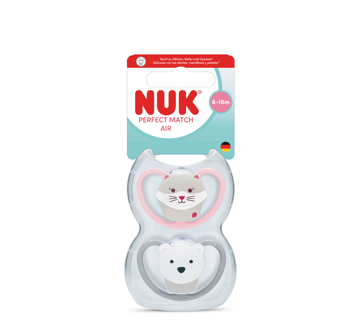 NUK Biberon Rrens Silikon Perfect Match Air *2pcs