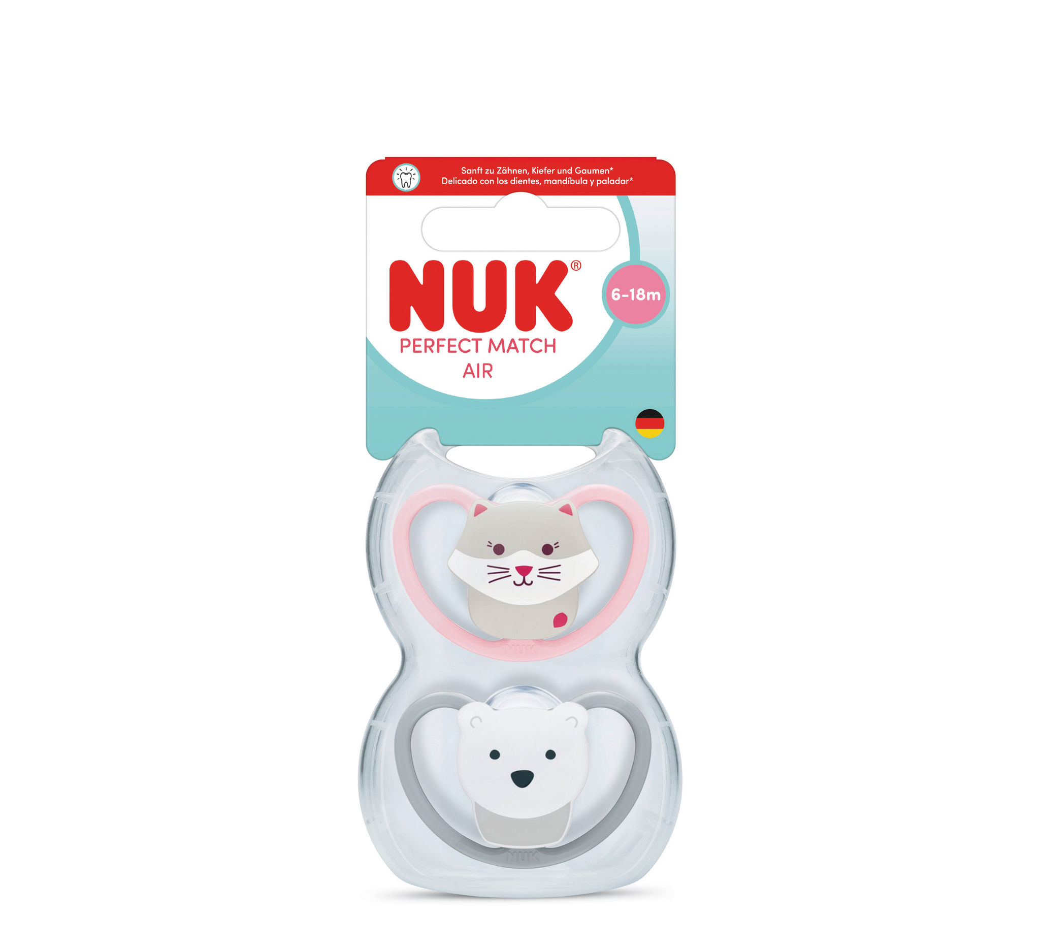 NUK Biberon Rrens Silikon Perfect Match Air *2pcs