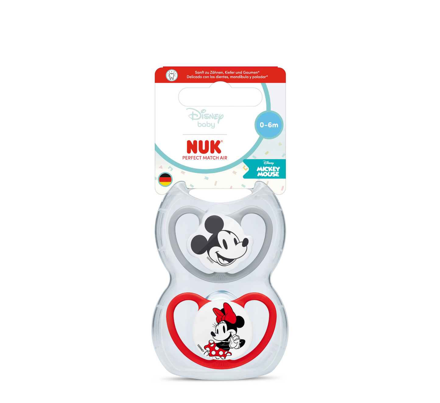 NUK Biberon Rrens Perfect Match Air Mickey Mouse*2pcs