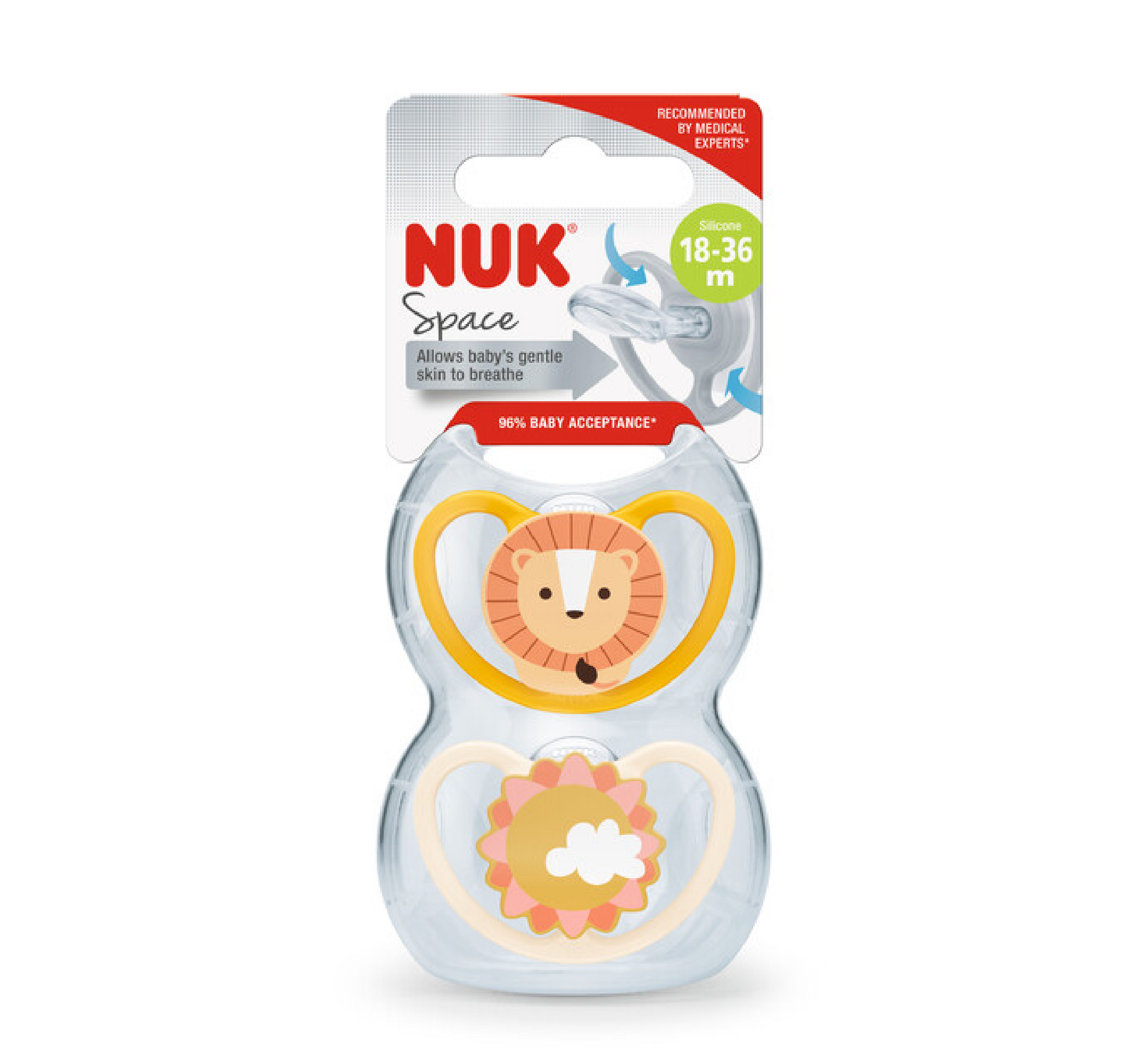 NUK Biberon Rrens Silikon Space