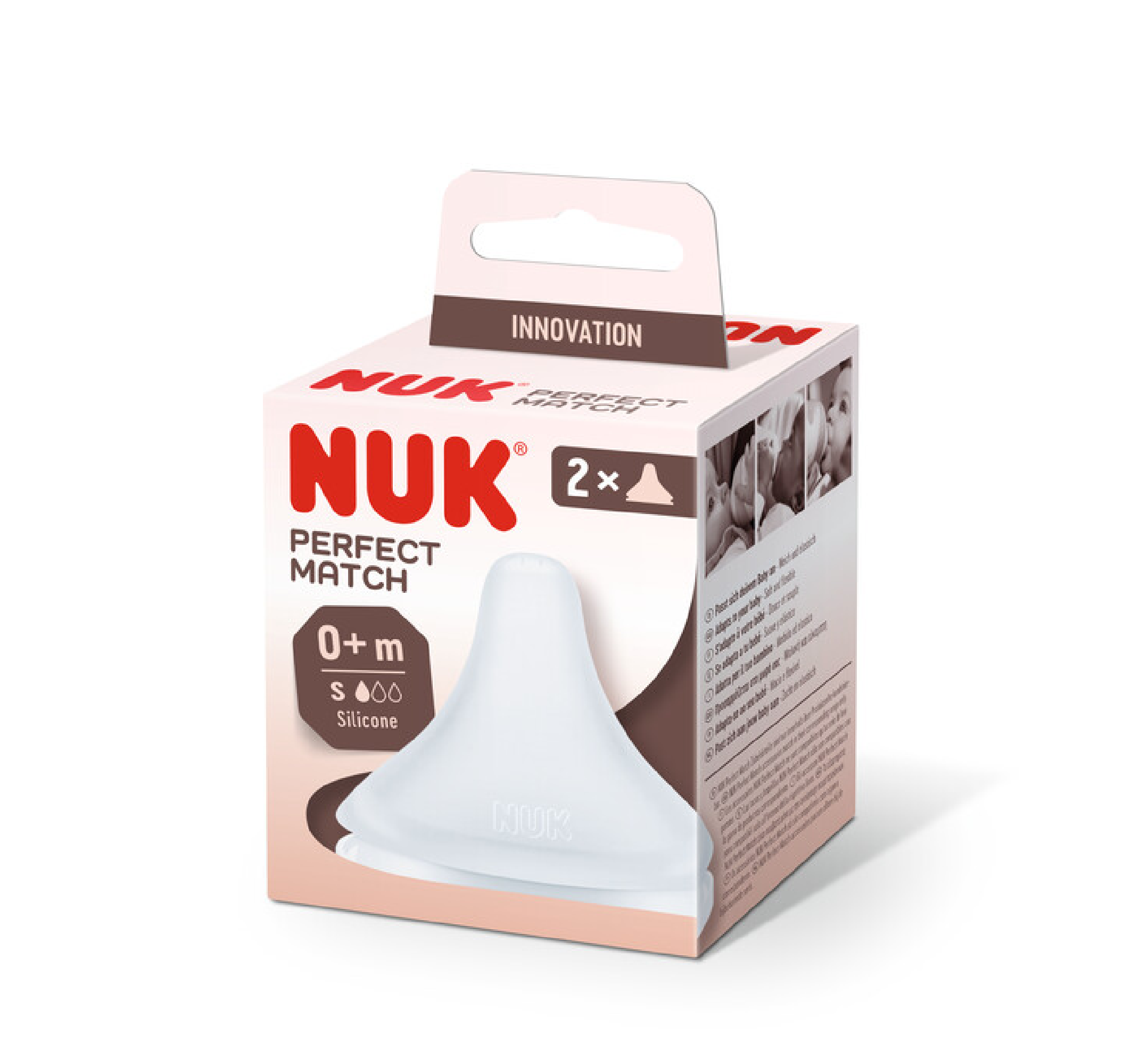 NUK Biberon Ushqyes Perfect Match Silikoni *2pcs