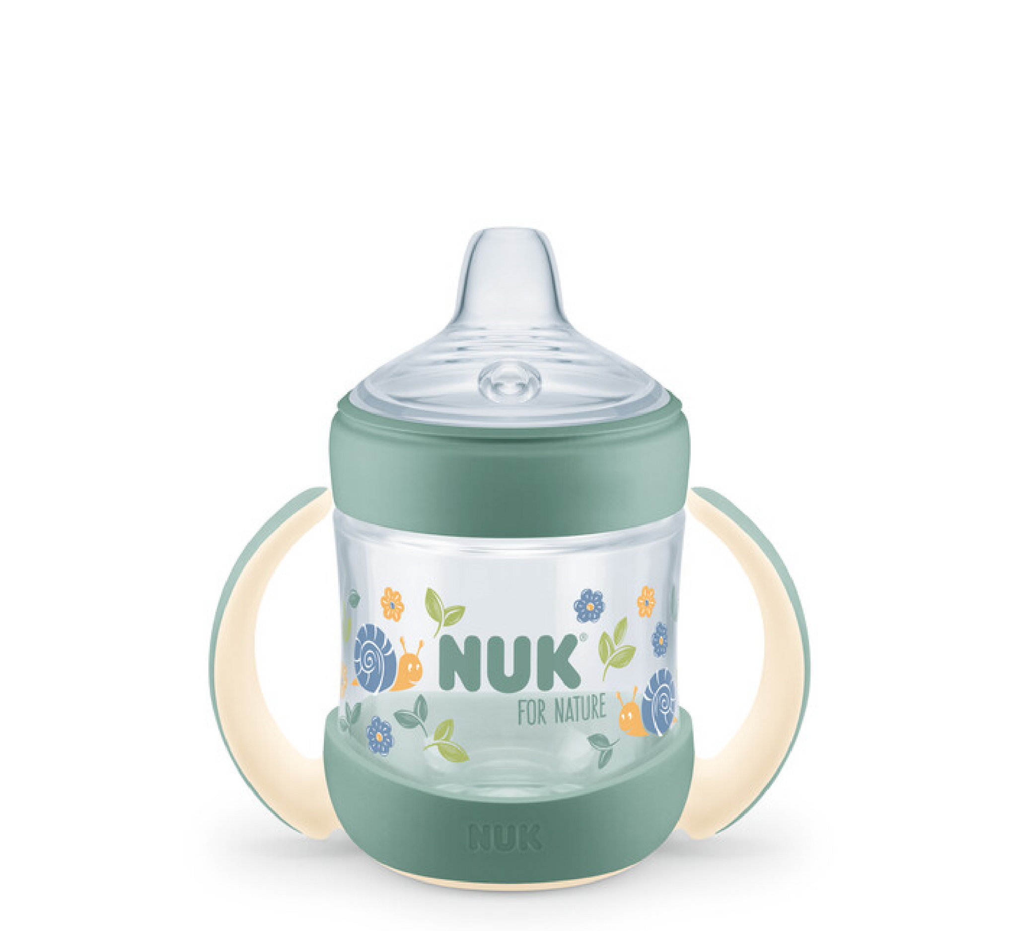 NUK FOR NATURE Learner Bottle 6m+ Silikoni *150ml (Temp. Control)