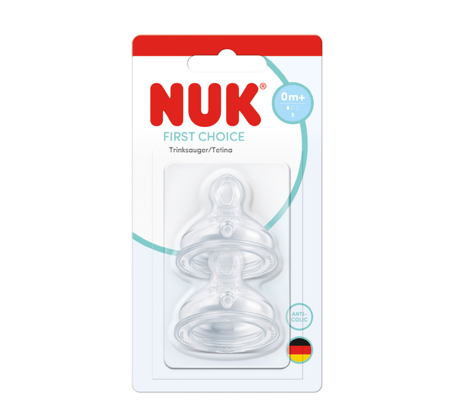 NUK First Choice Silicone Teat (biberon ushqyes) *2pcs
