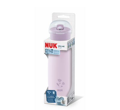 NUK Mini Me Flip четка од не'рѓосувачки челик 12m+