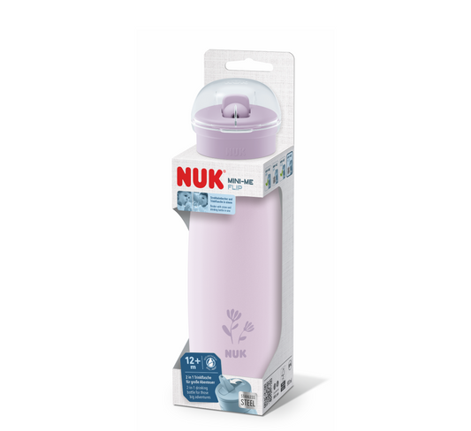 NUK Mini Me Flip Stainless Steel 12m+