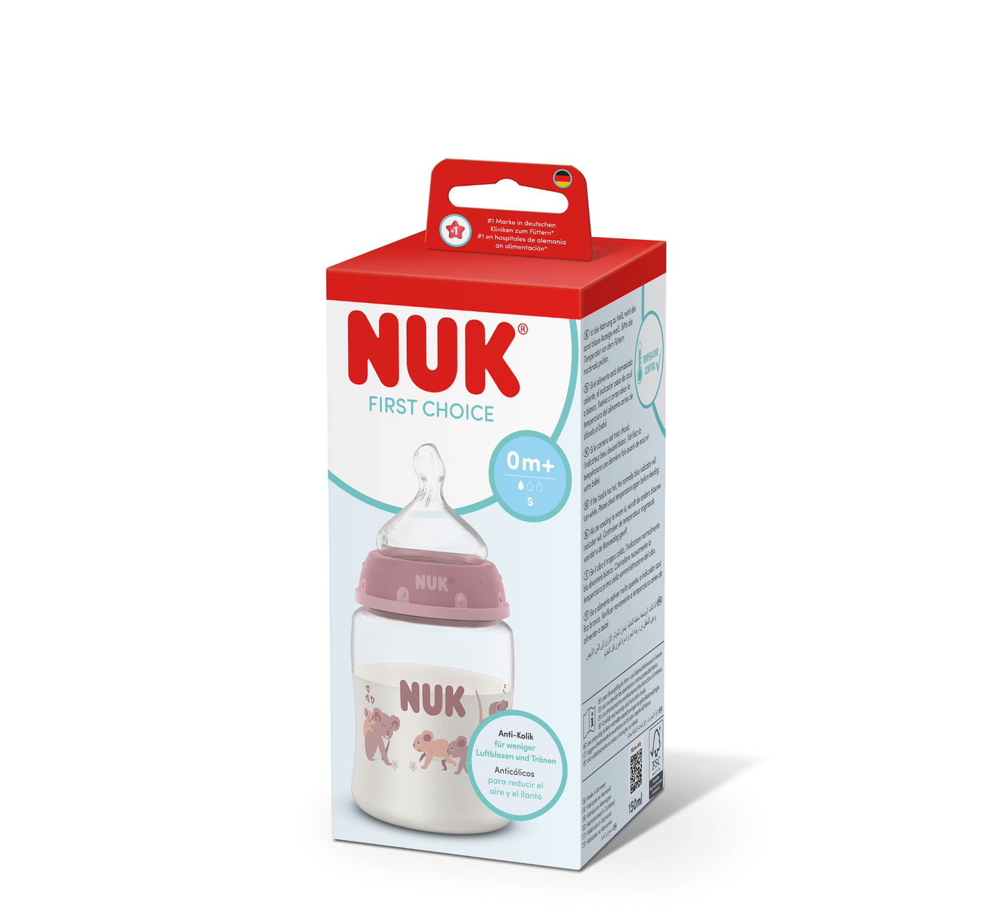 NUK Shishe Plastike First Choice Silicone *150ml